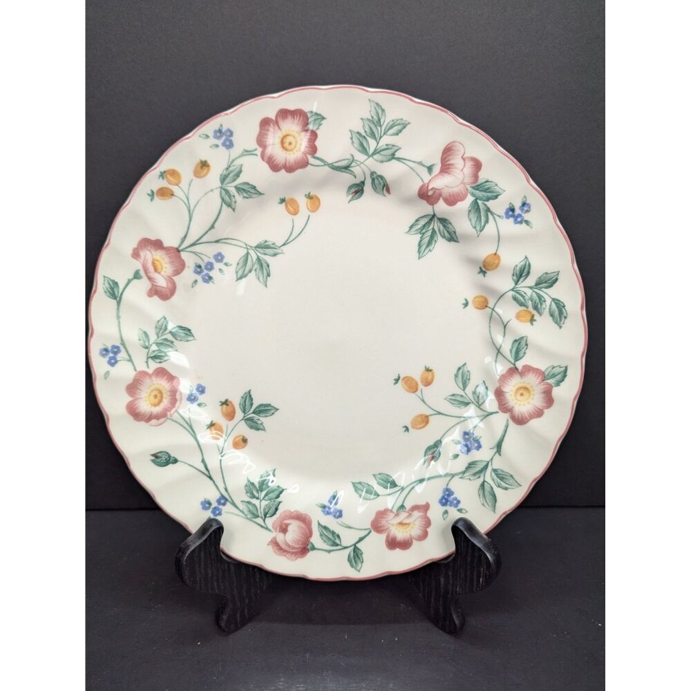 Churchill Made In Staffordshire England Briar Pink Rose 10 Inch Dinner Plate